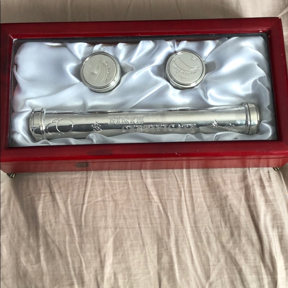 Musical newborn keepsake box!